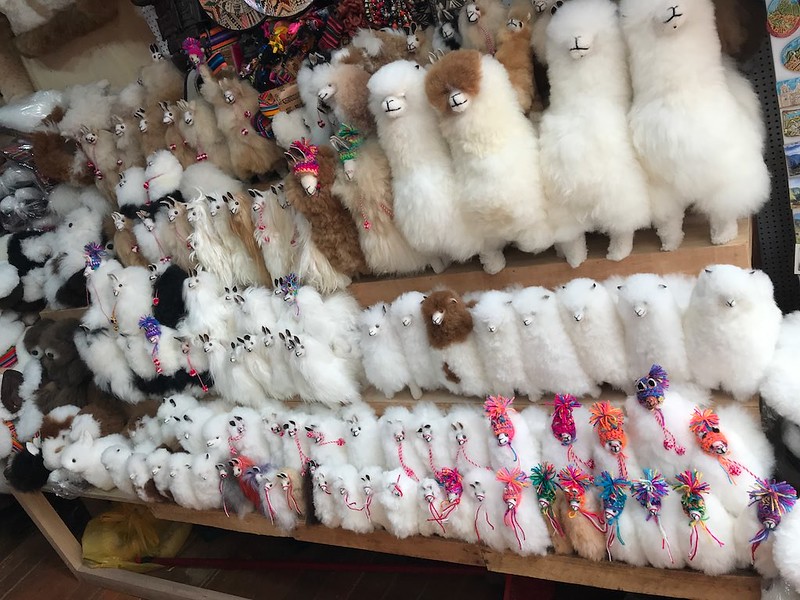 Compras em Cusco -  Llamas